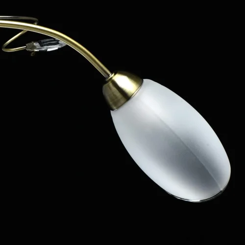Люстра потолочная Моника 372014006 MW-Light белая на 6 ламп, основание латунь в стиле классический  фото 5