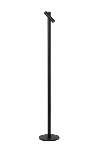 Торшер LED Antrim 27703/02/30 Lucide чёрный на 1 лампу, основание чёрное в стиле современный 