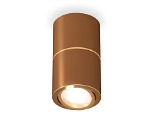 Светильник накладной Techno spot XS7404060 Ambrella light коричневый 1 лампа, основание коричневое в стиле хай-тек современный круглый