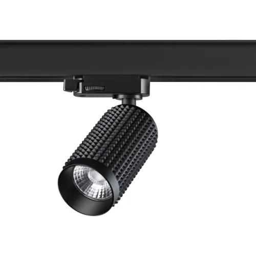 Трековый светильник трёхфазный Mais Led 358498 Novotech чёрный для шинопроводов серии Mais Led