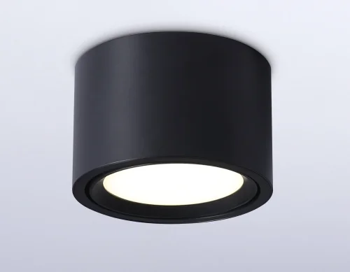 Светильник накладной TN6808 Ambrella light чёрный 1 лампа, основание чёрное в стиле современный хай-тек круглый фото 3