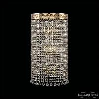 Бра 83401B/30IV-50 G Balls Bohemia Ivele Crystal прозрачный 9 ламп, основание золотое в стиле современный классический r