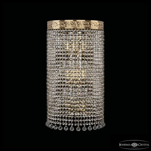 Бра 83401B/30IV-50 G Balls Bohemia Ivele Crystal прозрачный на 9 ламп, основание золотое в стиле современный классический r
