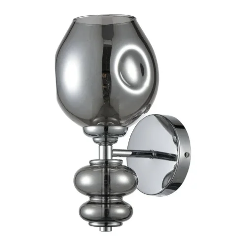 Бра Небулоса (Nebulosa) VL2103W01 Vele Luce прозрачный серый на 1 лампу, основание хром в стиле современный 