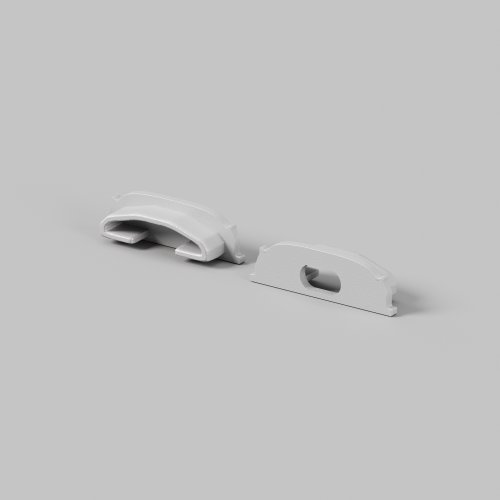 Комплект заглушек (для профиля 18×06) 2 шт., ALM-1806-EC 642075 Maytoni цвет LED K, световой поток Lm фото 2