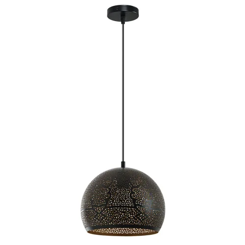 Светильник подвесной Celesta A7058SP-1BK Arte Lamp чёрный на 1 лампу, основание чёрное в стиле лофт современный 