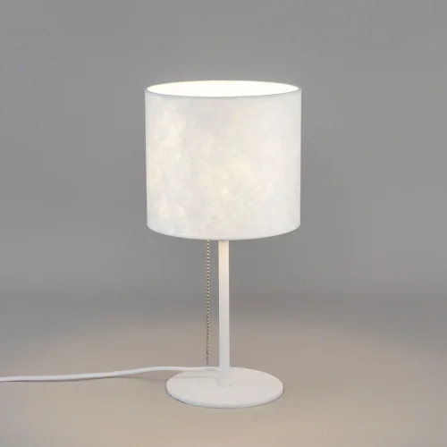 Настольная лампа Тильда CL469810 Citilux белая 1 лампа, основание белое металл в стиле современный  фото 2