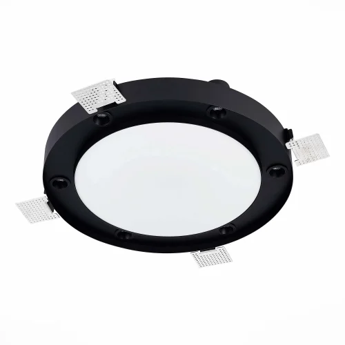 Светильник потолочный LED встраиваемый ST706.438.30 ST-Luce чёрный 6 ламп, основание чёрное в стиле современный хай-тек встраиваемый фото 2