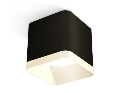 Светильник накладной Techno Spot XS XS7806040 Ambrella light чёрный 1 лампа, основание чёрное в стиле хай-тек современный квадратный