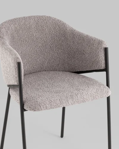 Стул Brace букле серый УТ000039132 Stool Group, /, ножки//, размеры - *780***560*560 фото 2