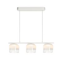 Светильник подвесной LED Spirito MOD286PL-L12W3K Maytoni белый на 3 лампы, основание белое в стиле современный линейный