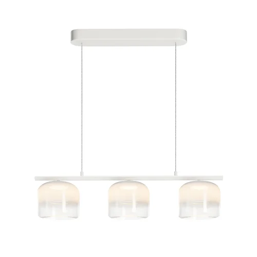 Светильник подвесной LED Spirito MOD286PL-L12W3K Maytoni белый на 3 лампы, основание белое в стиле современный линейный