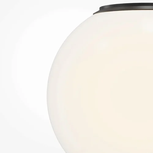 Светильник потолочный LED Twins MOD427CL-L10B3K Maytoni белый на 1 лампу, основание чёрное в стиле современный шар фото 2