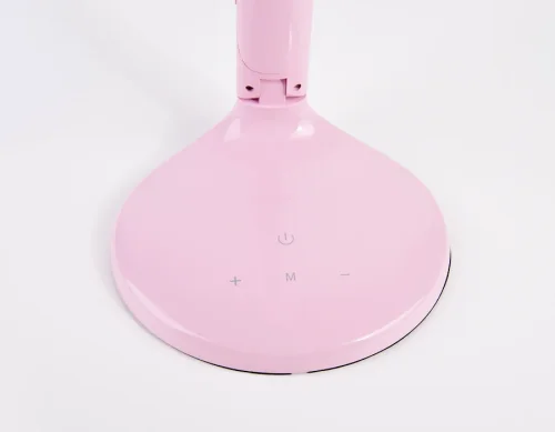 Настольная лампа LED DE551 Ambrella light розовая 1 лампа, основание розовое полимер в стиле модерн хай-тек  фото 2