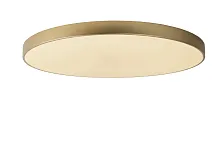 Светильник потолочный LED Unar 79185/80/02 Lucide белый 1 лампа, основание матовое золото латунь в стиле современный 