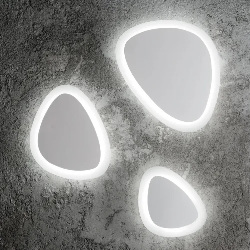 Бра LED GINGLE AP D32 Ideal Lux белый на 1 лампа, основание белое в стиле минимализм современный  фото 2