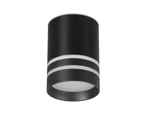 Светильник накладной LED TN242 Ambrella light чёрный 1 лампа, основание чёрное в стиле современный круглый фото 2