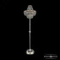 Торшер 19091T3/H/45IV-172 G Bohemia Ivele Crystal sp прозрачный 8 ламп, основание золотое в стиле классика
