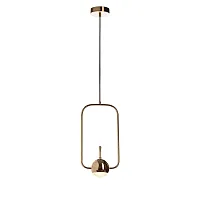 Светильник подвесной LED 8139-A LOFT IT золотой на 1 лампу, основание золотое в стиле лофт 