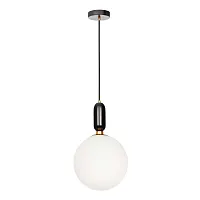 Светильник подвесной Parachilna 9973-C LOFT IT белый на 1 лампу, основание чёрное в стиле современный 