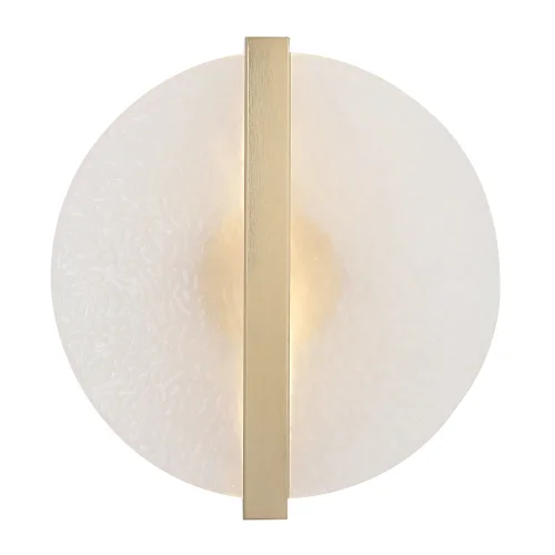 Бра LED AGOSTO AP5W LED BRASS Crystal Lux белый на 1 лампа, основание латунь в стиле классический современный  фото 2
