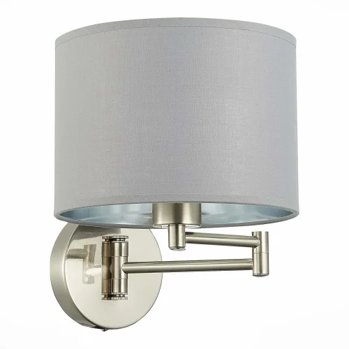 Бра Brescia SLE300511-01 Evoluce серый на 1 лампа, основание никель в стиле современный  фото 4