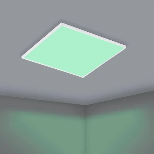 Светильник потолочный LED с пультом Trupiana 900569 Eglo белый 1 лампа, основание белое в стиле современный с пультом квадраты фото 5