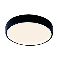 Светильник потолочный LED Cumbuco Ii 8836 Mantra чёрный на 1 лампу, основание чёрное в стиле современный круглый
