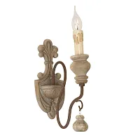 Бра Miramare VL1286W01 Vele Luce без плафона на 1 лампу, основание коричневое в стиле прованс Бра Miramare VL1286W01 Vele Luce без плафона на 1 лампу, основание коричневое в стиле прованс