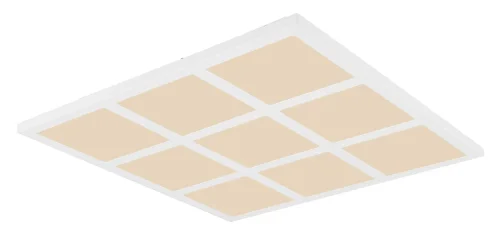 Светильник потолочный LED Sahida 41361-45RGB Globo белый 1 лампа, основание белое в стиле хай-тек современный квадраты
