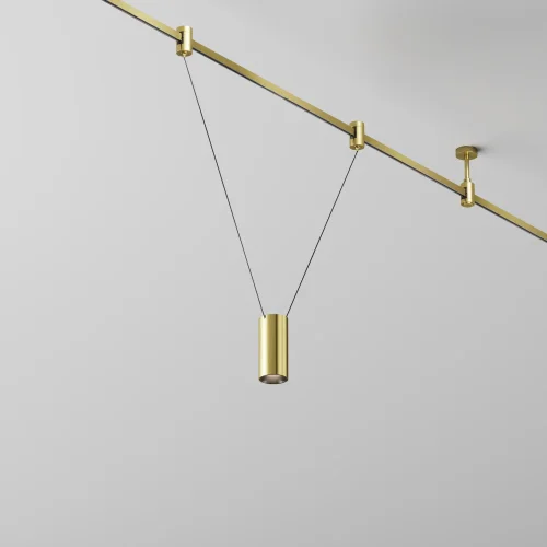 Трековый подвесой светильник Focus Led Flarity 4000K 12Вт 38° TR157-1-12W4K-BS Maytoni латунь для шинопроводов серии Magnetic trаck system Flarity латунь фото 3