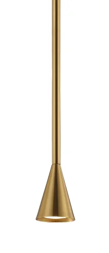 Светильник подвесной ENERO SP1 BRASS Crystal Lux бронзовый на 1 лампу, основание бронзовое в стиле хай-тек фото 3