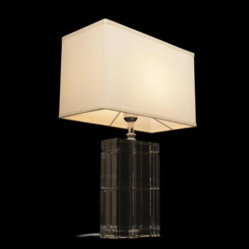 Настольная лампа Сrystal 10273 LOFT IT бежевая 1 лампа, основание прозрачное хрусталь в стиле классический  фото 3