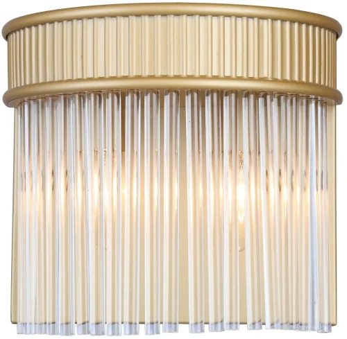 Бра Turris 4200-2W Favourite прозрачный на 2 лампы, основание матовое золото в стиле классический 