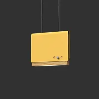 Светильник подвесной LED BOOK 2 H17*21 Yellow 192840-26 ImperiumLoft жёлтый 1 лампа, основание жёлтое в стиле современный 