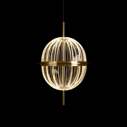 Светильник подвесной LED Tranquility 10397/C LOFT IT прозрачный на 1 лампу, основание медь в стиле современный фото 6