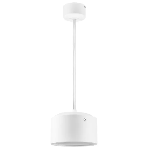 Светильник подвесной LED Zolla Cyl ZP0163 Lightstar белый 1 лампа, основание белое в стиле хай-тек 