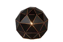 Настольная лампа OTONA 21509/25/30 Lucide чёрная 1 лампа, основание чёрное металл в стиле современный 