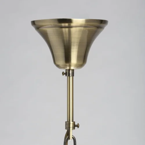 Люстра подвесная Аманда 481013908 MW-Light прозрачная на 8 ламп, основание античное бронза в стиле классический  фото 11