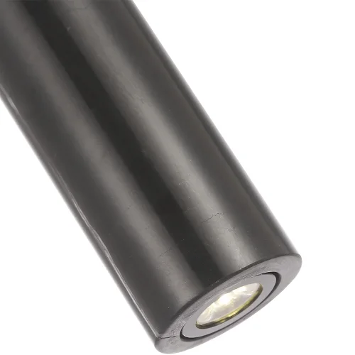 Светильник подвесной LED FRESA SP3W LED BLACK Crystal Lux чёрный на 1 лампу, основание золотое в стиле современный трубочки фото 4