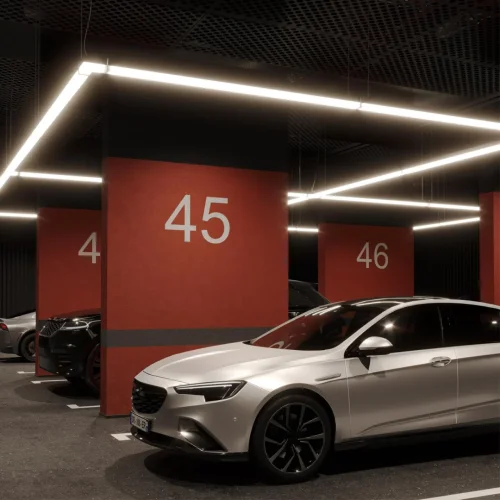 Светильник линейный офисный потолочный LED Bits 359828 Novotech размеры *2000*54 мм, нейтральный белый 4000К, 6800 лм, мощность 68 вт, на 23 кв.м фото 3