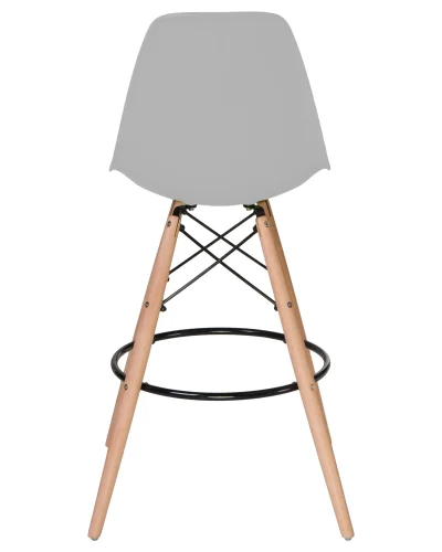 Набор 2 шт Стул барный DOBRIN DSW BAR (ножки светлый бук, цвет сиденья светло-серый (GR-01)) цвет сиденья светло-серый (GR-01), цвет основания светлый бук Dobrin, /, ножки/дерево/, размеры - *1080**** фото 5 Набор 2 шт Стул барный DOBRIN DSW BAR (ножки светлый бук, цвет сиденья светло-серый (GR-01)) цвет сиденья светло-серый (GR-01), цвет основания светлый бук Dobrin, /, ножки/дерево/, размеры - *1080**** фото 5