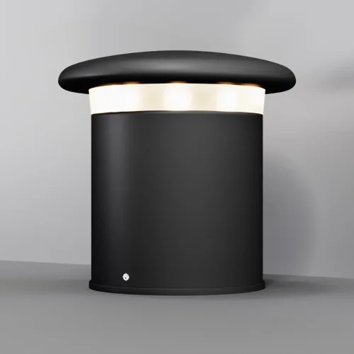 Парковый светильник LED Grip O460FL-L10GF3K Maytoni уличный IP54 графит на 1 лампу, плафон графит в стиле хай-тек современный LED фото 6