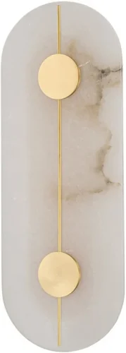 Бра LED Ravenhill 3220 BR MB Belfast белый на 1 лампу, основание латунь в стиле 78696 современный отражённый свет
