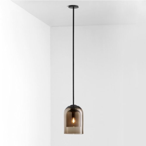 Светильник подвесной ARIA Transparent 213759-26 ImperiumLoft прозрачный 1 лампа, основание чёрное в стиле современный  фото 8