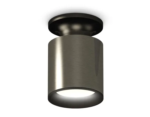 Светильник накладной Techno spot XS6303080 Ambrella light чёрный на 1 лампу, основание чёрное в стиле современный круглый