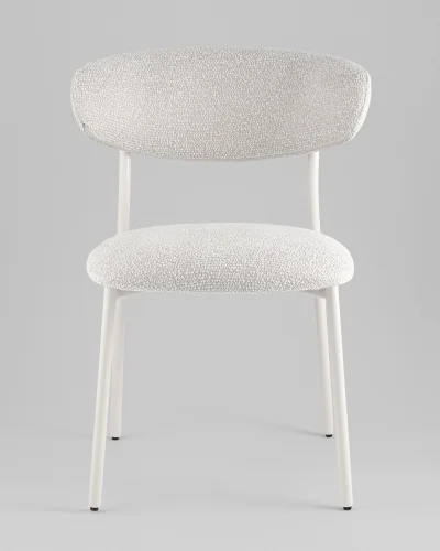 Стул обеденный Ayla, серый, белые ножки УТ000041710 Stool Group, /, ножки//, размеры - ***** фото 9