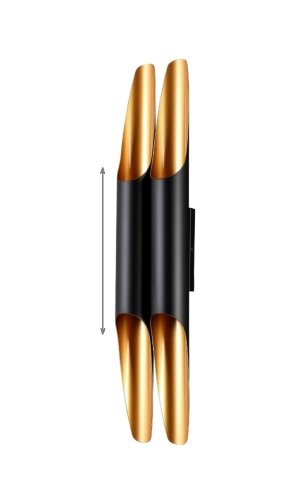 Бра SONATA AP4 BL Crystal Lux чёрный на 4 лампы, основание золотое чёрное в стиле современный 