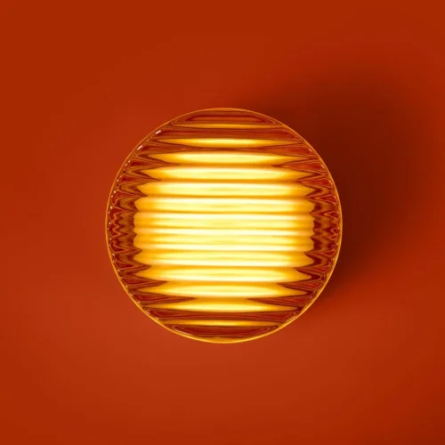 Бра LED Retro FR5603WL-L8YA Freya янтарный на 1 лампу, основание никель в стиле современный хай-тек фото 5 Бра LED Retro FR5603WL-L8YA Freya янтарный на 1 лампу, основание никель в стиле современный хай-тек фото 5