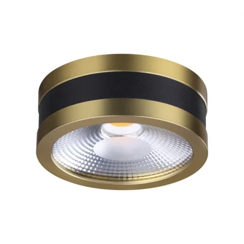 Светильник накладной LED Reus 6613/7CL Odeon Light античный бронза 1 лампа, основание античное бронза в стиле хай-тек круглый